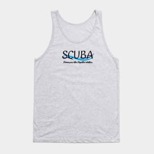 Scuba Diver - Discover the depths within - Diver lover - Scuba diving - Diving Tank Top